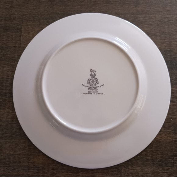 Vintage Royal Doulton Fine Bone China Samarra Bread and Butter Plate Replacement - Picture 2 of 6